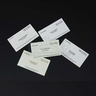 AMERICAN PSYCHO (2000) - Lot 12 - Set of Prop "Pierce & Pierce" Business Cards