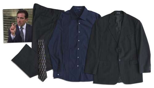 Steve Carell Screen-Worn Business Suit From ’’The Office’’ -- With a COA From NBC Universal | Nate Sanders