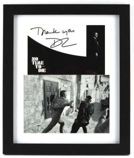 James Bond No Time To Die (2021) Signed No Time To Die Signature Card with action photo from the… | Ewbank’s