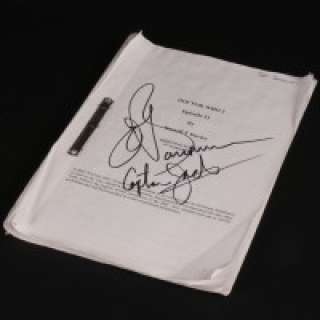 Doctor Who - John Barrowman (Captain Jack Harkness) personal script - Utopia