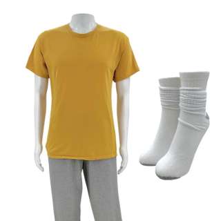 Eddington Ted Garcia (Pedro Pascal) Screen Worn T-Shirt, Sweatpants & Socks Ch 5 Sc 71 | VIP Fan Auctions