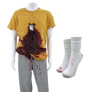 Eddington Ted Garcia (Pedro Pascal) Screen Worn Dummy T-Shirt, Sweatpants & Socks Ch 5 Sc 71 | VIP Fan Auctions