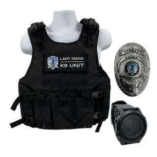 Poker Face Season 2 Jacked Dog Handler (Brock Yurich) Screen Used Watch, Vest & Badge Ep 201 | VIP Fan Auctions
