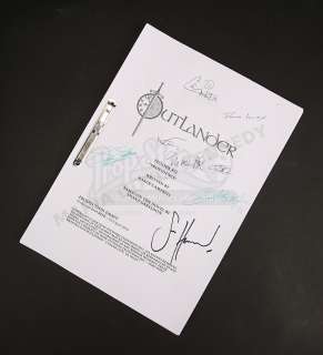 Outlander | Outlander Charity Script Auction - Maria Doyle Kennedy’s Cast Autographed Script - Episode 412 ’Providence’ Blue Draft | Propstore