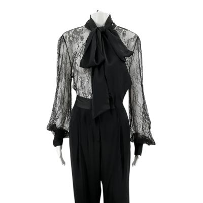 Lot 97: Relationship Goals Leah Caldwell Screen Worn Blouse & Trousers Ch 24 Sc Multiple | VIP Fan Auctions