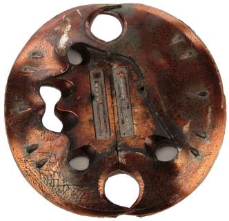 Lot 572 - Kevin Peter Hall ‘Predator‘ closed stunt cutting discus prop from Predator 2.