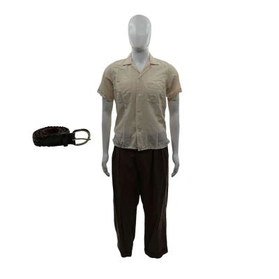 Lot 1: Preparation for the Next Life Aziz Screen Worn Belt, Pants & Shirt Ch 2 Sc A28 | VIP Fan Auctions