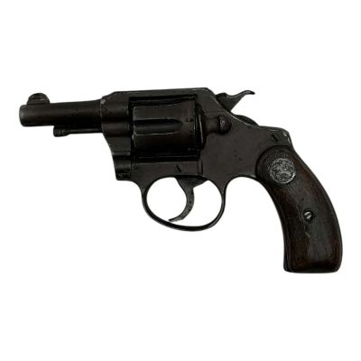 Lot 47: Marty Supreme Marty Mauser Screen Used Prop Solid Plugged Snubnose Revolver | VIP Fan Auctions