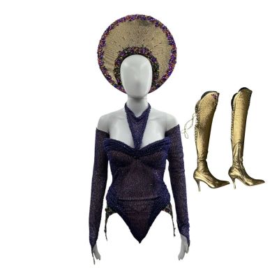 Lot 12: Mother Mary Mother Mary Screen Worn Halo, Sleeves, Performance Leotard & Boots Ch MMilfy Sc 21a | VIP Fan Auctions