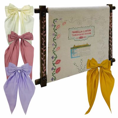 Lot 32: Wuthering Heights Isabella (Alison Oliver) Production Used Tapestry & (4) Hair Bow Set | VIP Fan Auctions
