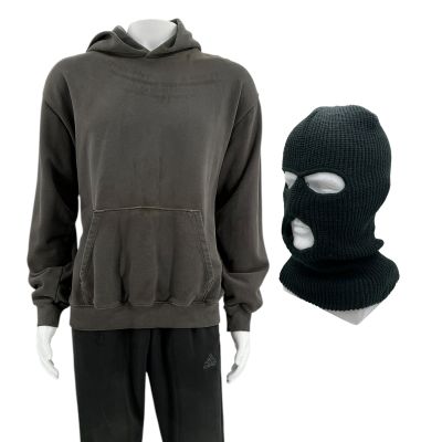 Poker Face Season 2 Juice (James Ransone) Screen Worn Hoodie, Track Pants & Balaclava Ch 3 Sc 81-41 Ep 207 | VIP Fan Auctions