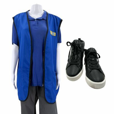 Lot 278: Poker Face Season 2 Tonya (Abena) Screen Worn Vest, Polo, Pants & Sneakers Ch 1 Sc 28, 34 Ep 207 | VIP Fan Auctions