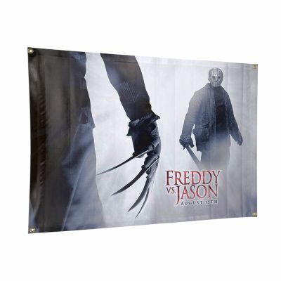 Freddy vs Jason (2003) Production Used Theater Banner | VIP Fan Auctions