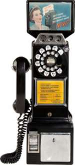 Vintage Western Electric Rotary Dial Payphone (circa, 1950s).... | Heritage