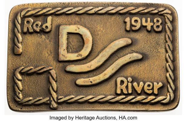 Red River (UA, 1948), Belt Buckle Merchandise. | Heritage