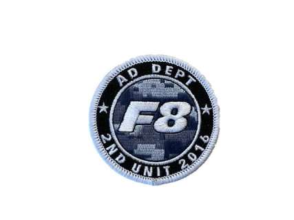 F8 (The Fate of the Furious) AD Crew Member Patch Movie Props | Premiere Props