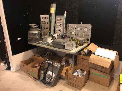 "Snowpiercer" Large group of assorted electrical set dec component - includes power capacitors/switc | Direct Liquidation