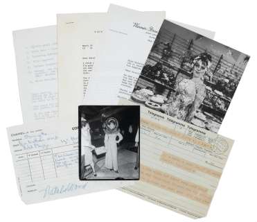 Lot 27 - A Natalie Wood bound script and archive for The Great Race
