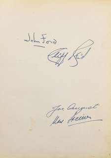 Lot 1103 - A Cliff Reid presentation copy of The Informer screenplay signed by cast, director, and author