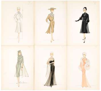 A group of Katharine Bard costume sketches for Inside Daisy Clover | Bonhams
