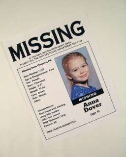 Prisoners Missing Flyer Movie Props | Premiere Props