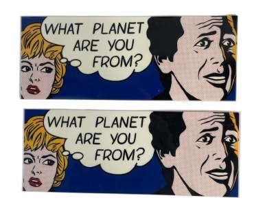 Lot 339 - What Planet Are You From? (2000) - Set of Two Parking Passes