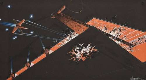 STAR WARS ORIGINAL PRE-PRODUCTION FULL-COLOR ILLUSTRATION BY COLIN CANTWELL | Julien’s