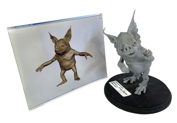 Lot 283 - The Spiderwick Chronicles (2008) - Goblin Maquette & Concept Art