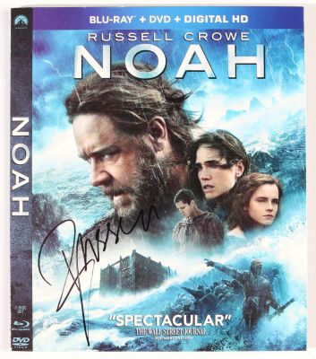 Russell Crowe as Noah in Noah Signed Blu-Ray Cover | SWAU