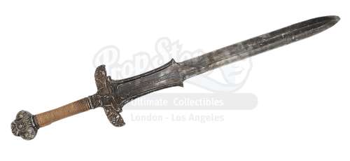 Conan the Barbarian (1982) | Conan’s (Arnold Schwarzenegger) Atlantean Sword and Four Behind-the-scenes Photos | Propstore