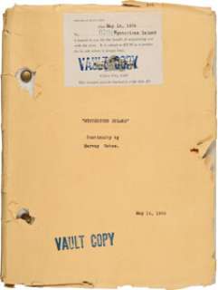 A Script from "Mysterious Island." | Heritage