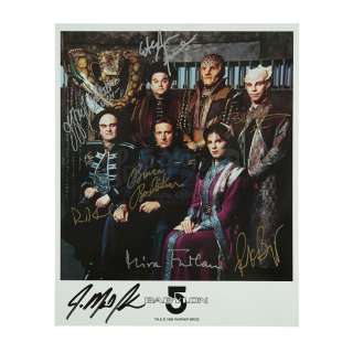 BABYLON 5 (T.V. SERIES, 1993-1998) - Lot 486 - Cast-Autographed Promotional Still