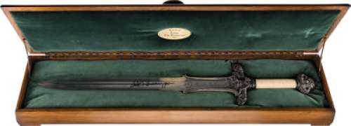 Conan the Barbarian (TCF, 1982), Arnold Schwarzenegger "Conan" Atlantean Presentation Sword Made from Original Studio Molds under the Supervision of Jody Samson with Custom Display Case. (Total: 2 Items) | Heritage
