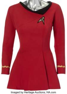 Star Trek: The Original Series (Paramount TV, 1966-1969), Nichelle Nichols "Lt. Uhura" Red Starfleet Uniform.