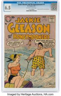 Jackie Gleason and the Honeymooners #7 (DC, 1957) CGC CGC FN+ 6.5 off-white to white pages. | Heritage