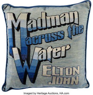 Original Album Cover Artwork for Elton John’s Madman Across the Water (1971) by Designer David Larkham. | Heritage