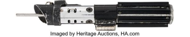 Darth Vader’s Screen-Matched Hero Dueling Lightsaber from Star Wars: The Empire Strikes Back (1980) and Star Wars: Return of the Jedi (1983). | Heritage