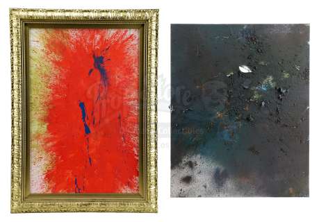 Mythbusters | Episode "Painting with Explosives/Bifurcated Boat" (2013, E205): Two Paintings with Explosives Paintings | Propstore