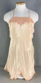 Clara Bow Pale Pink Chemise and Monogramed Silver Book Marker | misc / divers