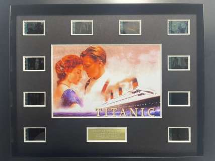 Titanic (1997) - Leonardo Di Caprio (Jack) & Kate Winslet (Rose) | Titanic (1997) - Leonardo Di Caprio (Jack) & Kate Winslet (Rose) - Framed Film Cells display with COA | Catawiki