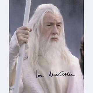 Lord of the Rings | Lord of the Rings - Signed by Sir Ian McKellen (Gandalf) | Catawiki