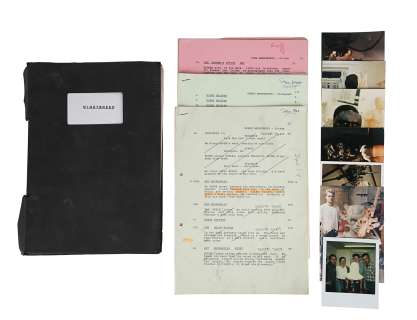 NIGHTBREED (1990) - Lot 259 - Geoff Portass‘ Personal Filming Script and Behind-the-scenes Photos