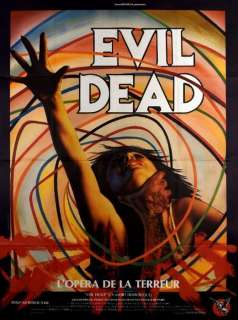 Evil Dead Sam Raimi Original French Grande Poster 1983 Lalande Scary Art | Evil Dead Sam Raimi Original French Grande Poster 1983 Lalande Scary Art | Catawiki