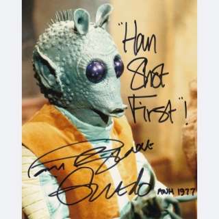 Star Wars Episode Iv: a New Hope | Star Wars Episode IV: A New Hope - Signed by Paul Blake (Greedo) | Catawiki