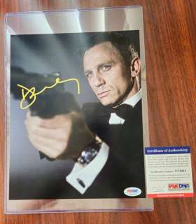 James Bond - Daniel Craig - Signed Photograph (20x25cm) PSA/DNA Authentic Autograph | Catawiki