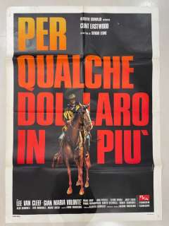Manifesto - Per qualche dollaro in più Sergio Leone - 1960s | Catawiki