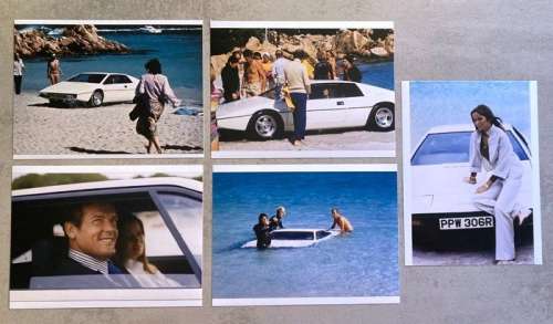 James Bond 007: The Spy Who Loved Me - Rare Lot of 26 photos - filming with the Lotus Esprit Submarine Car 1976 | Catawiki