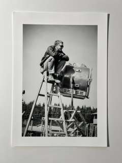 Steve McQueen - On set of The Great Escape (1963) - Collector Image - Size 42x30 cm - 100% new - Gallery Stamp 1/20 - Never Exposed - Baryta - Flat shipped ! - No carton tube - Ready to Frame size A3 42x30 cm