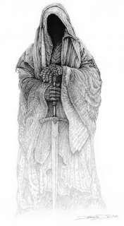 Rodriguez Ramal, Joaquin - Lord of The Rings - Nazgûl - Original Drawing - 50 x 32 cm - Pencil Art - Original Artwork | Catawiki