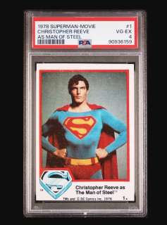 Superman - Topps - Christopher Reeve - Trading Card - PSA 3 | Catawiki
